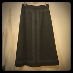 Marc by Marc Jacobs black virgin wool maxi